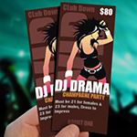 Event ticket printing