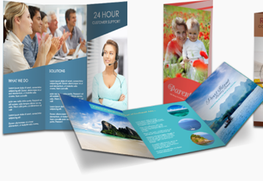 Professional print samples arranged for product recommendation planning